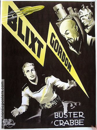 Flash Gordon 1936 movie poster Buster Crabbe
