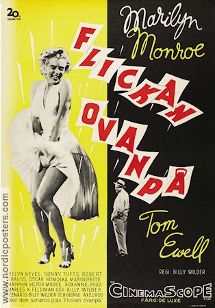 The Seven Year Itch 1955 movie poster Marilyn Monroe Tom Ewell Billy Wilder