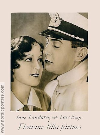 Flottans lilla fästmö 1930 movie poster Inez Lundgren Lars Egge