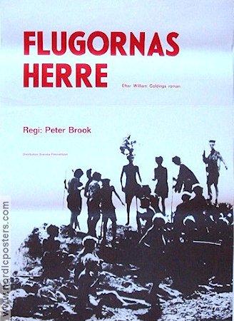 Lord of the Flies 1971 movie poster Peter Brook Kids