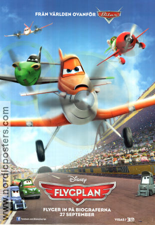 Flygplan 2013 poster Carlos Alazraqui Klay Hall Flyg Bilar och racing Animerat