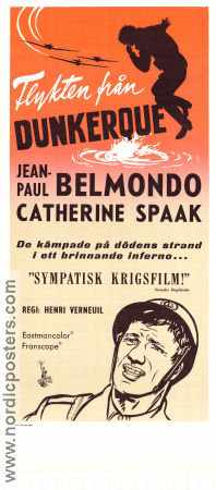 Week-end a Zuydcoote 1964 movie poster Jean-Paul Belmondo Catherine Spaak Georges Géret Henri Verneuil
