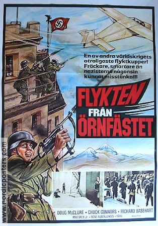 Flykten från örnnästet 1979 movie poster Chuck Connors War Find more: Nazi