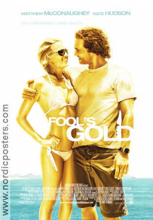 Fool´s Gold 2008 movie poster Matthew McConaughey Kate Hudson Donald Sutherland Andy Tennant Beach