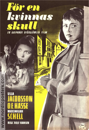 Die Letzten werden die Ersten sein 1957 movie poster OE Hasse Ulla Jacobsson Maximilian Schell Rolf Hansen