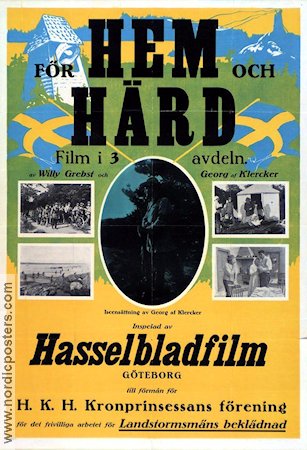 För hem och härd 1917 movie poster Willy Grebst Georg af Klercker