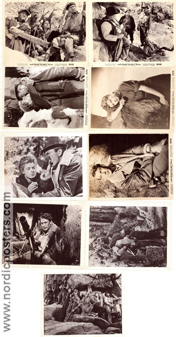For Whom the Bell Tolls 1943 photos Gary Cooper Ingrid Bergman Akim Tamiroff Sam Wood Writer: Ernest Hemingway