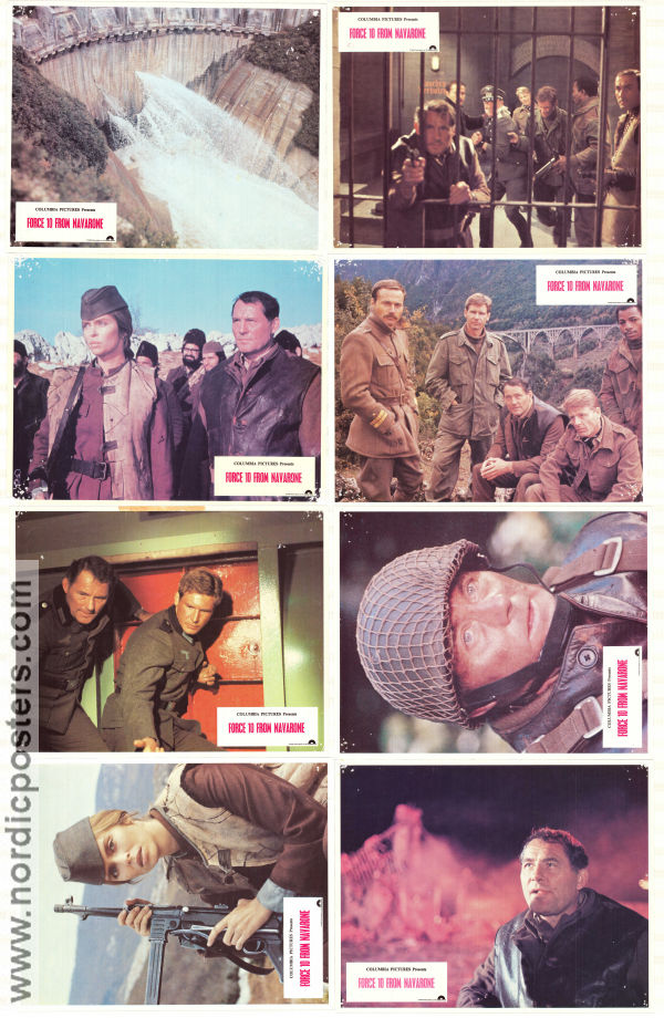 Force 10 From Navarone 1978 lobbykort Harrison Ford Barbara Bach Guy Hamilton Text: Alistair Maclean Hitta mer: Nazi