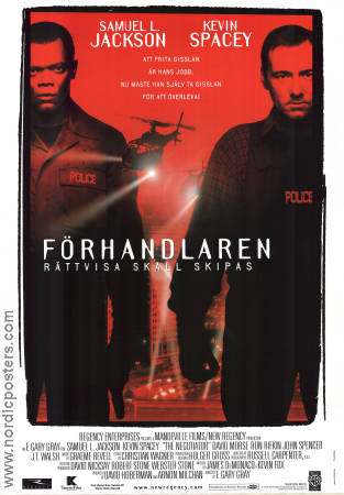 Förhandlaren 1998 poster Samuel L Jackson Kevin Spacey F Gary Gray