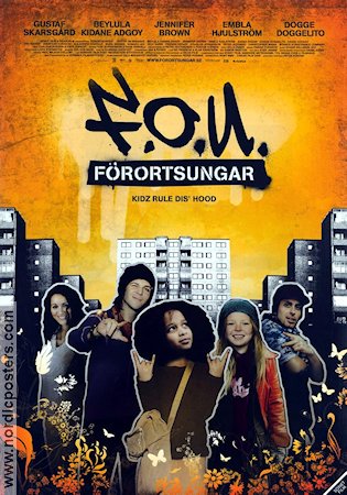 Förortsungar 2006 poster Beylula Kidane Adgoy Gustaf Skarsgård Dogge Doggelito Catti Edfeldt Barn