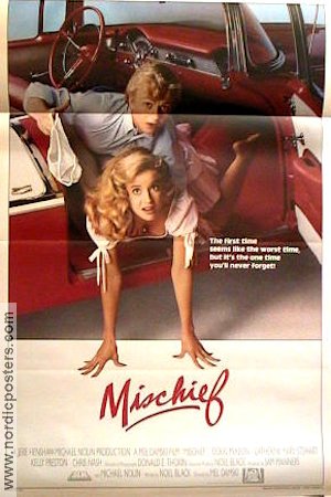Mischief 1984 movie poster Doug McKeon Cars and racing