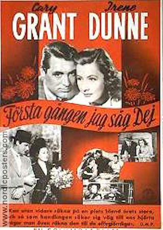 Penny Serenade 1941 movie poster Cary Grant Irene Dunne Beulah Bondi George Stevens Eric Rohman art