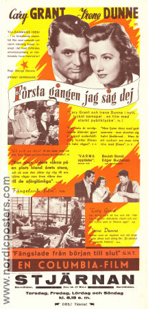 Penny Serenade 1941 movie poster Cary Grant Irene Dunne Beulah Bondi George Stevens