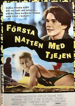 Första natten med tjejen 1991 poster Ethan Hawke Teri Polo Brian McNamara Jonathan Wacks Strand