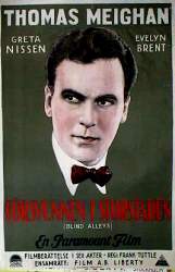 Blind Alleys 1927 movie poster Thomas Meighan Greta Nissen