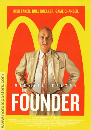 The Founder 2016 movie poster Michael Keaton Nick Offerman John Carroll Lynch John Lee Hancock Find more: McDonalds