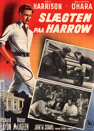 The Foxes of Harrow 1947 movie poster Rex Harrison Maureen O´Hara