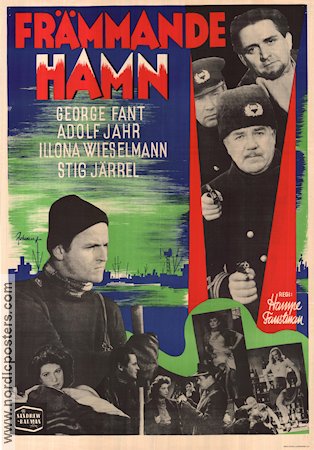 Främmande hamn 1948 movie poster George Fant Adolf Jahr Stig Järrel Hampe Faustman