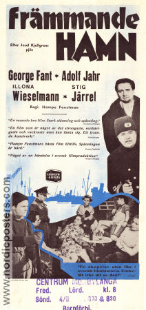 Främmande hamn 1948 movie poster George Fant Adolf Jahr Stig Järrel Hampe Faustman