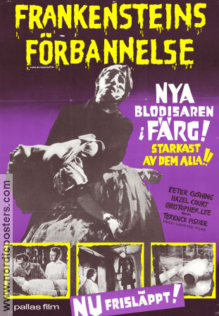 The Curse of Frankenstein 1957 poster Peter Cushing Terence Fisher