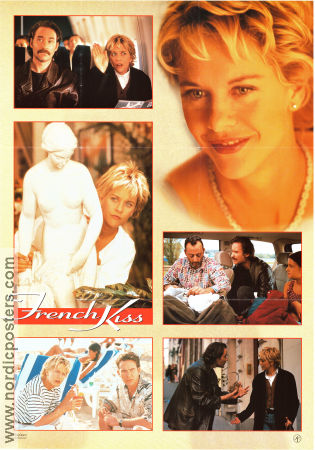 French Kiss 1995 poster Meg Ryan Kevin Kline Timothy Hutton Lawrence Kasdan Romantik