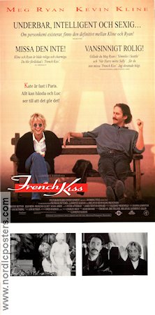 French Kiss 1995 movie poster Meg Ryan Kevin Kline Timothy Hutton Lawrence Kasdan Romance