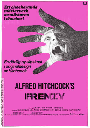 Frenzy 1972 movie poster John Finch Alec MacCowen Alfred Hitchcock