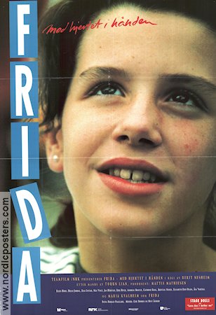 Frida med hjertet i hånden 1991 movie poster Maria Kvalheim Ellen Horn Helge Jordal Berit Nesheim Norway