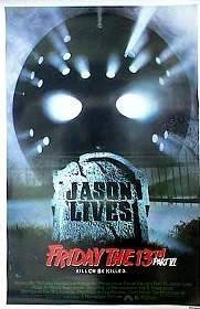 Friday the 13th part 6 1986 movie poster Tom McLoughlin