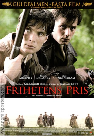 Frihetens pris 2006 poster Cillian Murphy Padraic Delaney Ken Loach