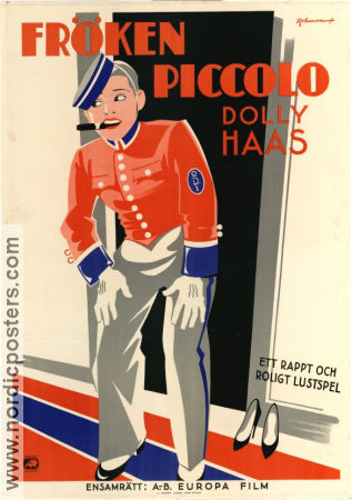 Der Page vom Dalmasse-Hotel 1933 movie poster Dolly Haas Harry Liedtke Victor Janson