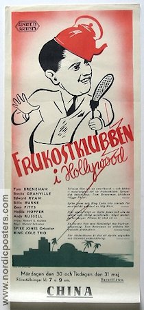Breakfast in Hollywood 1948 movie poster Tom Breneman