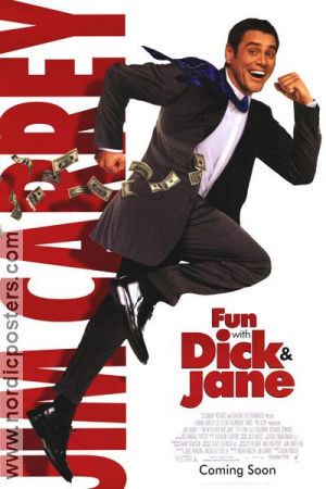 Fun With Dick and Jane 2005 movie poster Jim Carrey Tea Leoni Dean Parisot Money