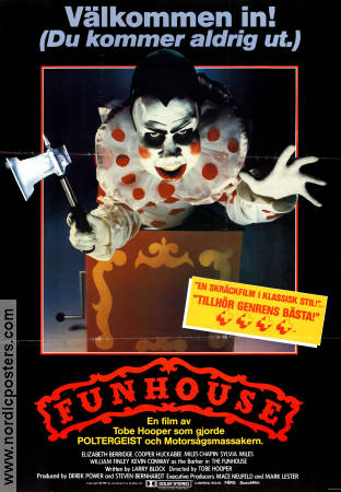 The Funhouse 1983 movie poster Elizabeth Berridge Tobe Hooper