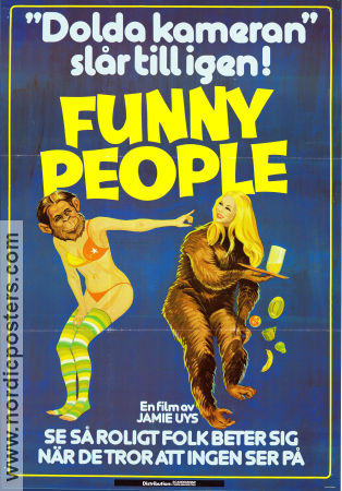 Funny People 1976 movie poster Joe Stewardson Bill Brewer Stuart Brown Jamie Uys Country: South Africa