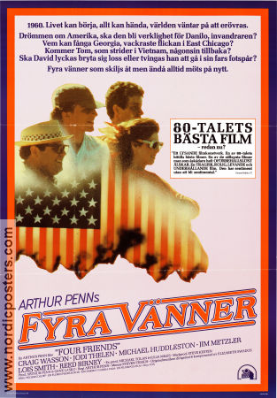 Fyra vänner 1981 poster Craig Wasson Jodi Thelen Michael Huddleston Arthur Penn