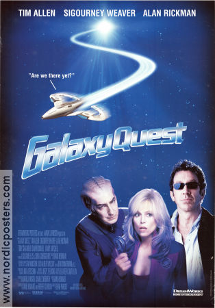 Galaxy Quest 1999 poster Tim Allen Sigourney Weaver Alan Rickman Dean Parisot