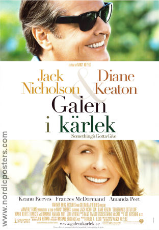 Something´s Gotta Give 2003 movie poster Jack Nicholson Diane Keaton Keanu Reeves Nancy Meyers Glasses