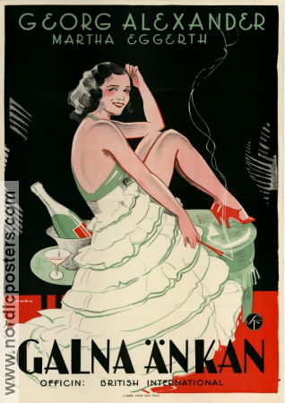 Die Bräutigamswitwe 1931 movie poster Martha Eggerth Georg Alexander Richard Eichberg