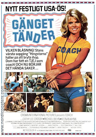 Coach 1978 movie poster Cathy Lee Crosby Michael Biehn Sports School