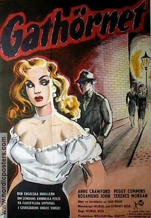 Street Corner 1953 movie poster Anne Crawford