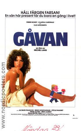 Le Cadeau 1982 movie poster Claudia Cardinale Pierre Mondy Michel Lang