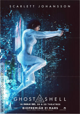 Ghost in the Shell 2017 movie poster Scarlett Johansson Pilou Asbaek Takeshi Kitano Rupert Sanders