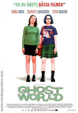 Ghost World 2002 movie poster Scarlett Johansson Thora Birch Steve Buscemi Terry Zwigoff From comics