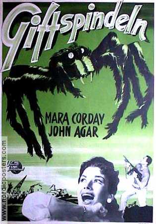 Tarantula 1956 movie poster Mara Corday John Agar