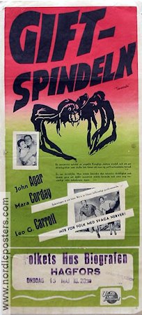 Tarantula 1956 movie poster Mara Corday John Agar