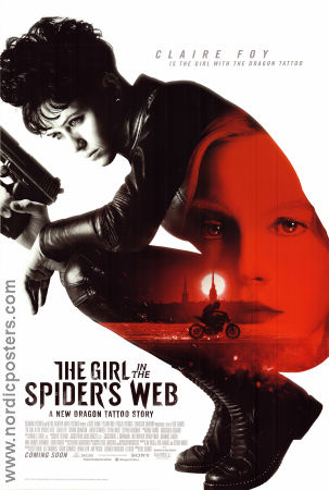 The Girl in the Spider´s Web 2018 movie poster Claire Foy Beau Gadsdon Sverrir Gudnason Fede Alvarez