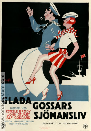 Sailors Don´t Care 1928 movie poster Estelle Brody John Stuart WP Kellino