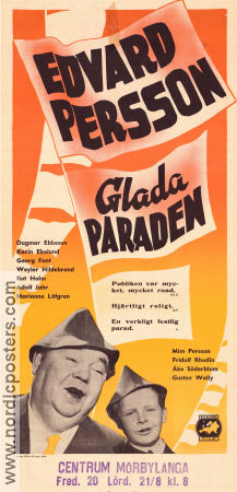 Glada paraden 1948 poster Edvard Persson Emil A Lingheim