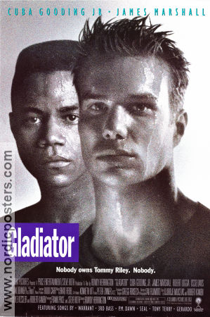 Gladiator 1992 movie poster Cuba Gooding Jr James Marshall Rowdy Herrington Boxing Gangs